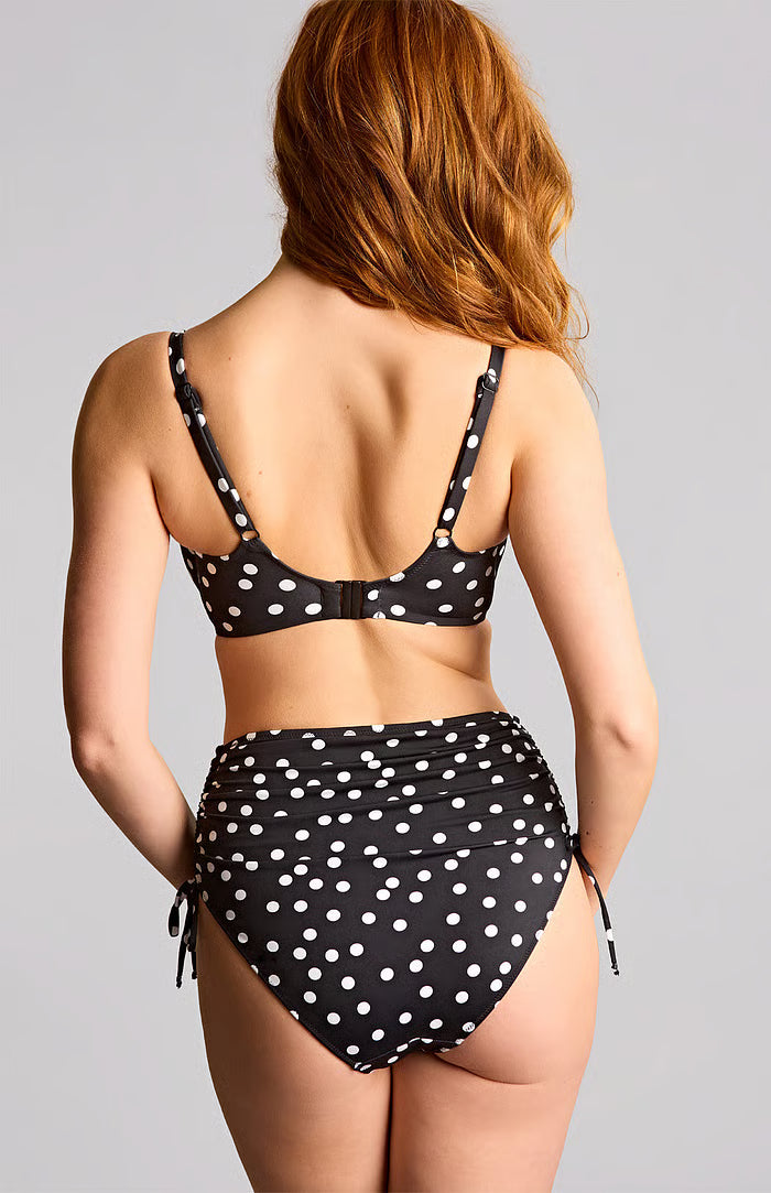 Panache Midi Adjustable Bikini Bottom - Polka Dot Print Bra Fittings by Court