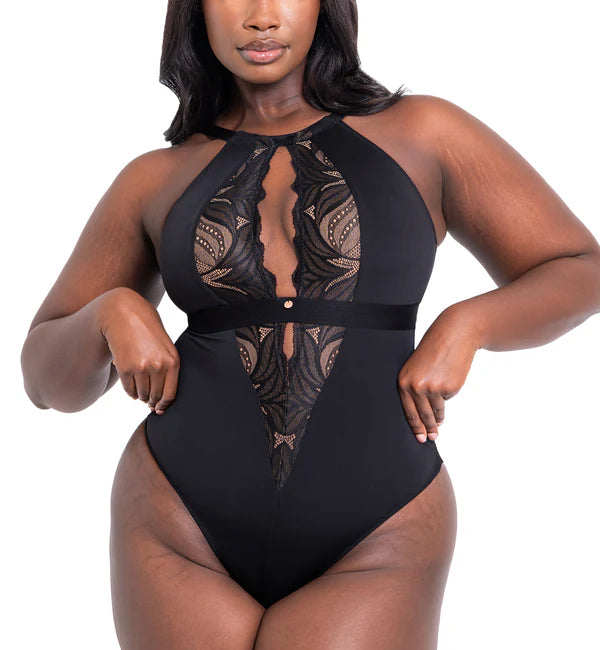 Curvy Kate Scantilly Indulgence Stretch Lace Bodysuit Bra Fittings by Court