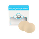 Honey Cloudz Non Slip Bra Inserts Ovals Bra Fittings by Court XS Latte