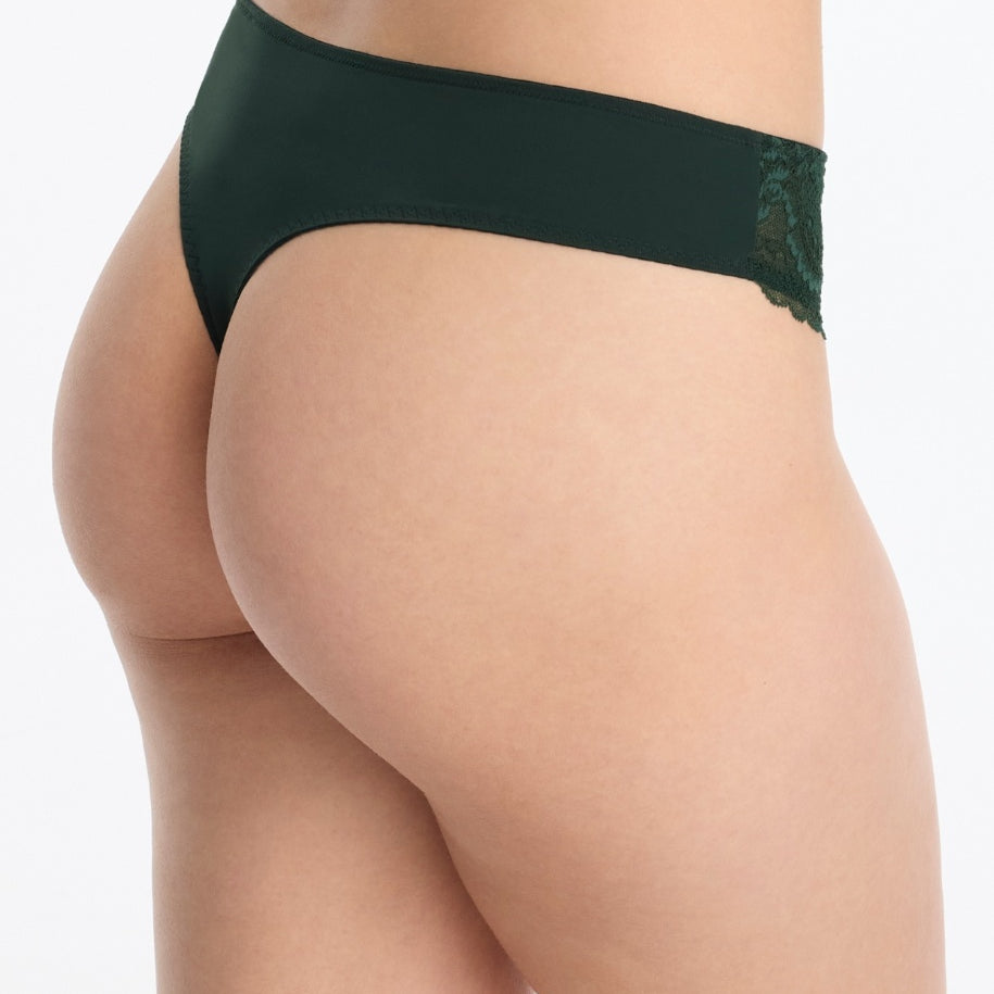 Skarlett Blue Minx Fashion Color Thong - Spruce Thong Bra Fittings by Court