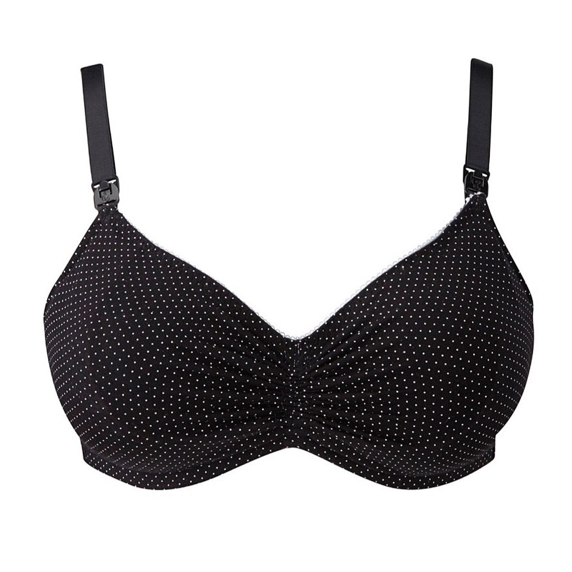 Royce Blossom Wireless Nursing Bra Royce 32DDD-H US / 32E-FF UK BLACK / WHITE
