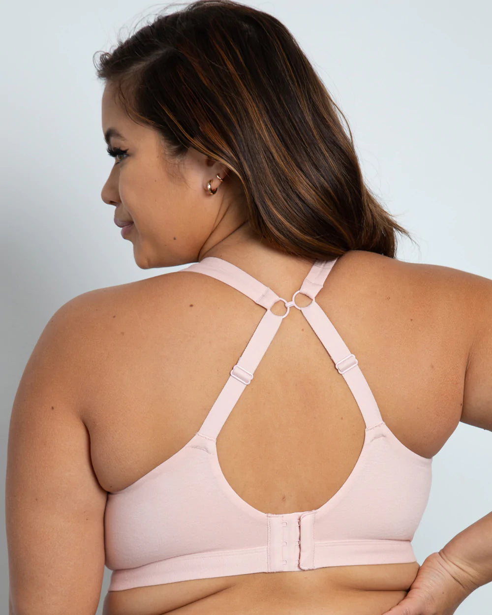 Curvy Couture Cotton Lounge Bra Curvy Couture