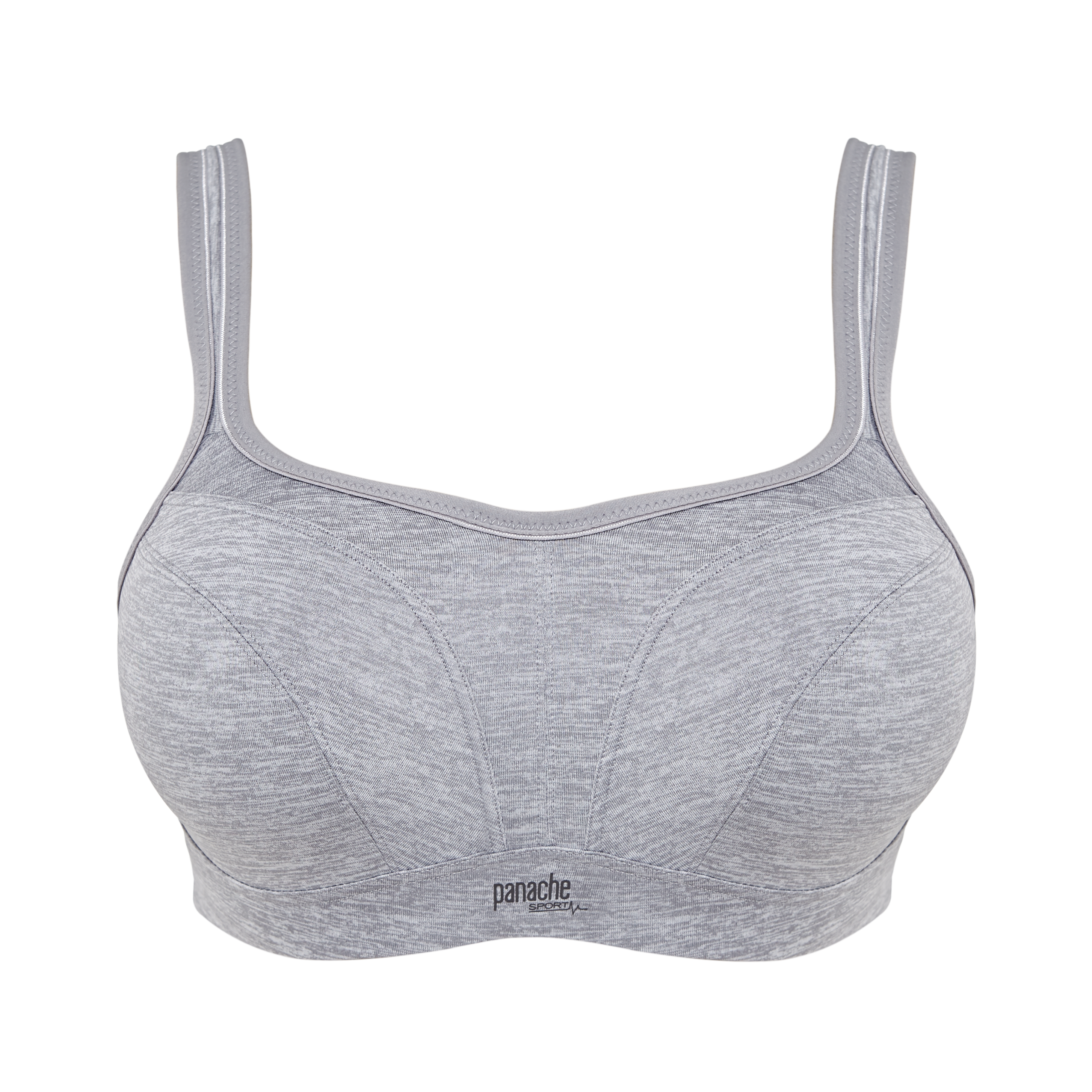 Panache Power Sports Bra Bra Fittings by Court 28DD MARL GREY