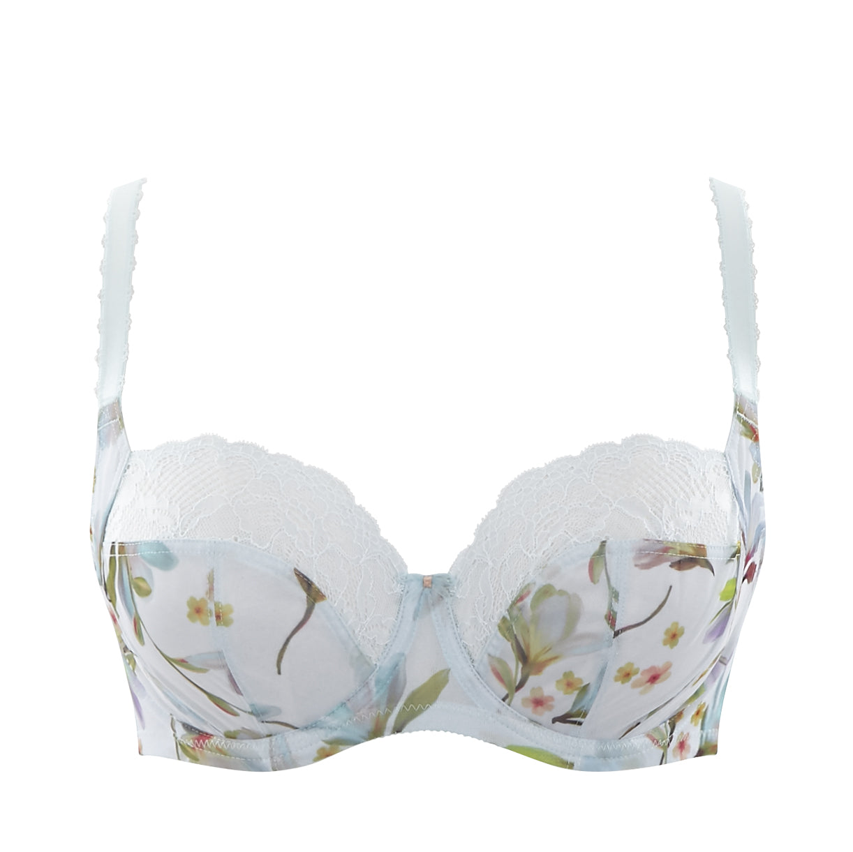 Panache Jasmine Balconnet *Final Sale* Bra Fittings by Court 30N US / 30JJ UK PASTEL FLORAL