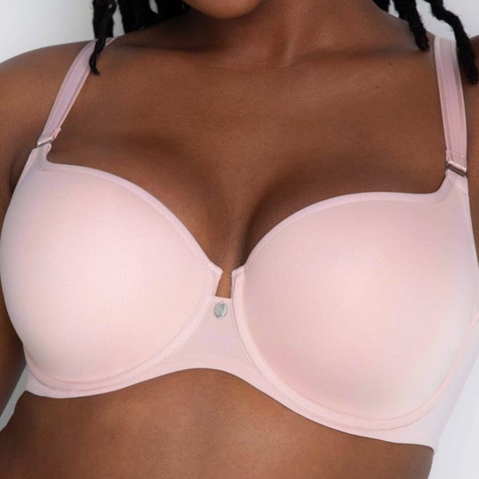 Curvy Couture Tulip *Final Sale* Molded Cup Curvy Couture 34DD BLUSHING ROSE