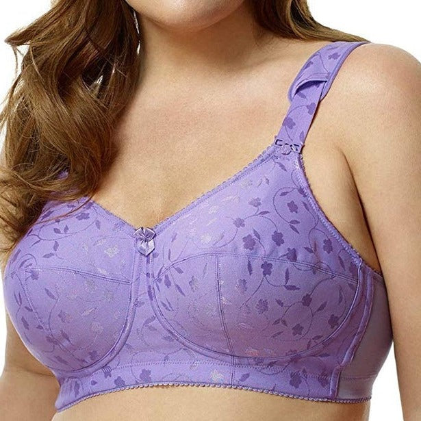Elila Jacquard Softcup Elila 50DDD US / 50E UK LILAC