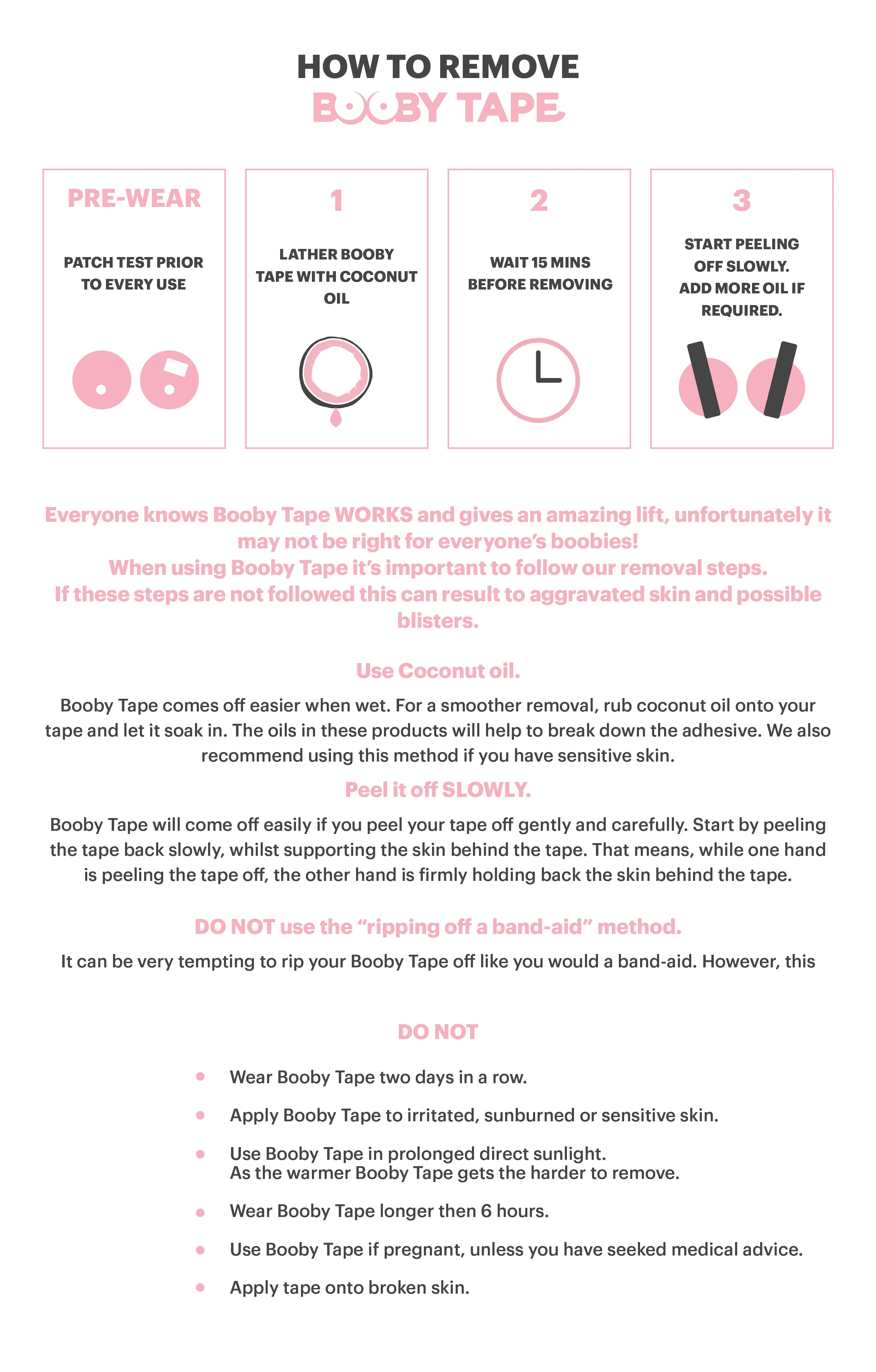 Booby Tape Bra Fittings by Court