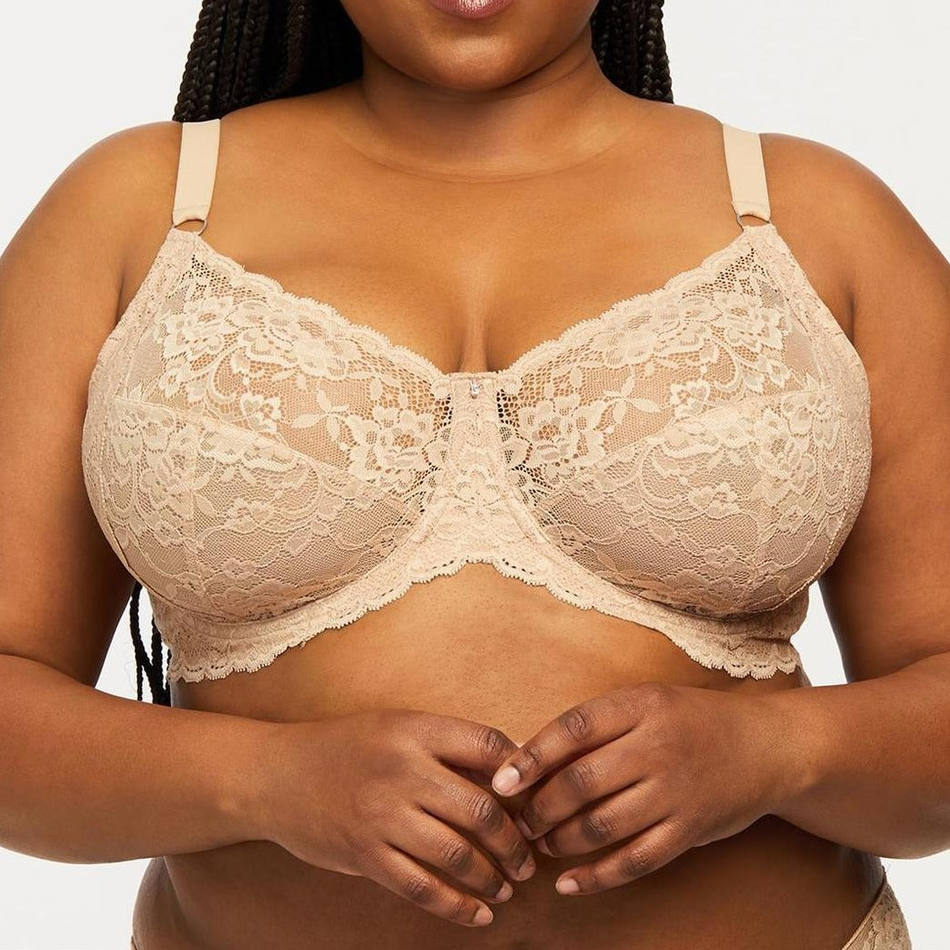 Montelle Muse Lace Bra Montelle 32DD (E) SAND