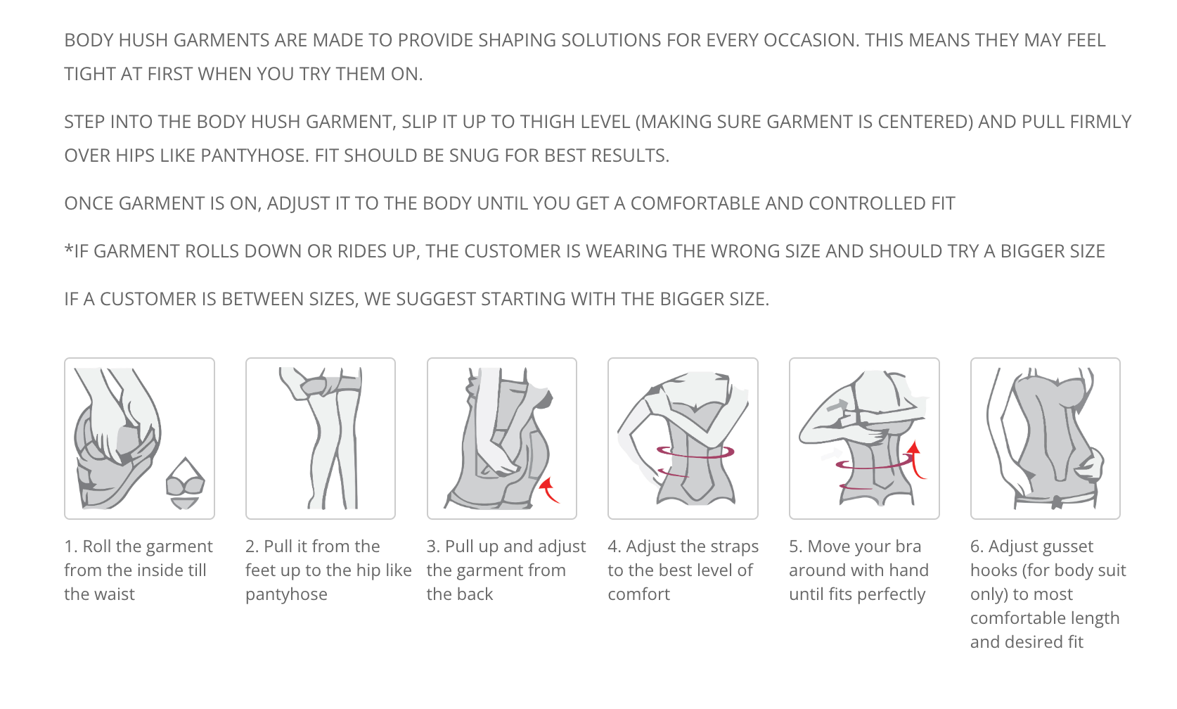 Body Hush The Sculptor All In One Bra Fittings by Court