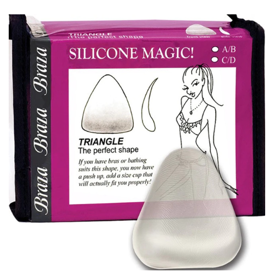 Braza Silicone Magic Triangle Bra Fittings by Court A/B