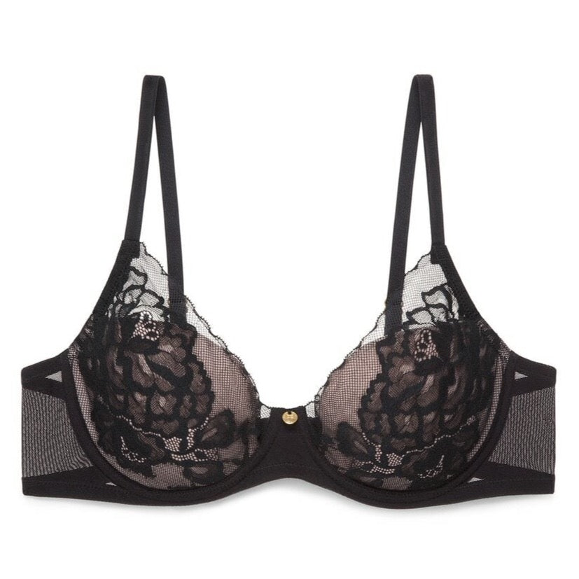 Natori Flora Molded Cup Natori 30C BLACK