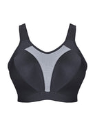 Royce Aerocool Wireless Sports bra Bra Fittings by Court 32K US / 32H UK BLACK