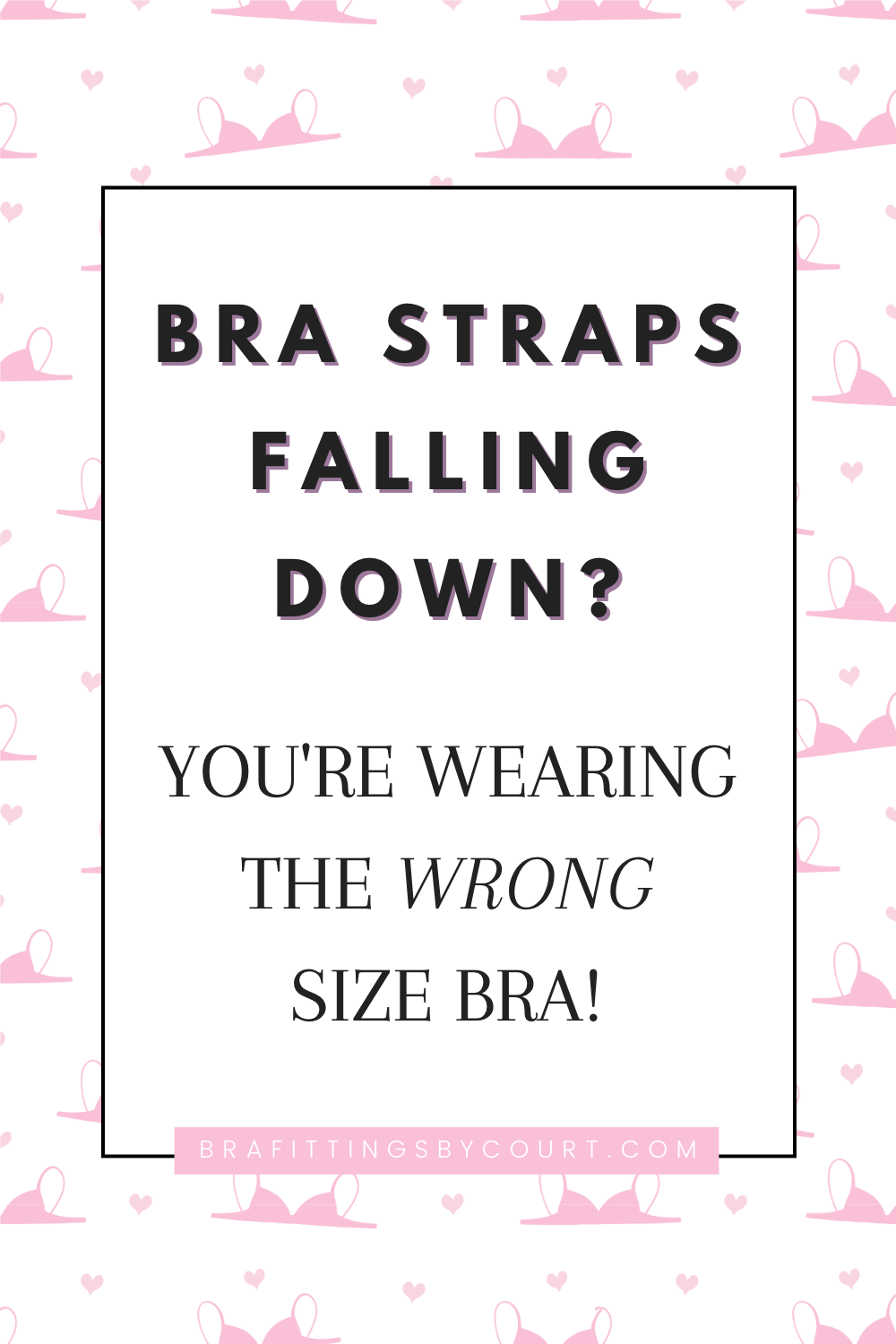 Bra straps are so obscenely long that you end up doing this all
