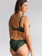 Panache Allure Brazillian - Forest Green Bra Fittings by Court