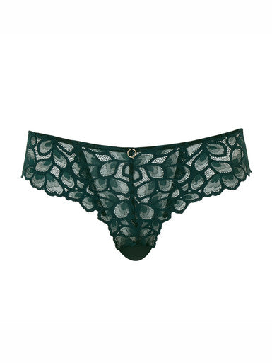 Panache Allure Brazillian - Forest Green Bra Fittings by Court 6 US / 10 UK (S) FOREST GREEN