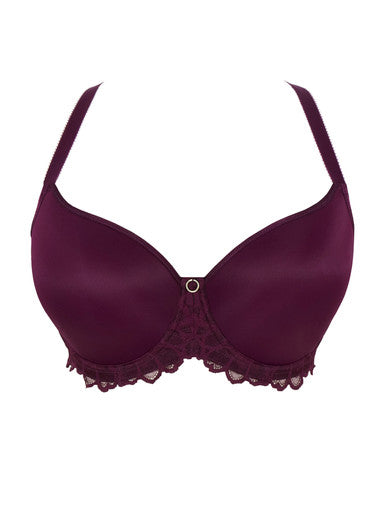 Panache Allure Spacer Bra - Plum Spacer Foam Panache