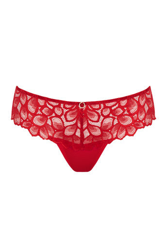 Panache Allure Thong - True Red Bra Fittings by Court 8 US / 12 UK (M) TRUE RED