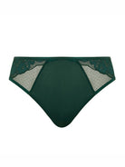 Sculptresse by Panache Josephine High Leg Brief Bra Fittings by Court 8 US / 12 UK (M) FOREST GREEN