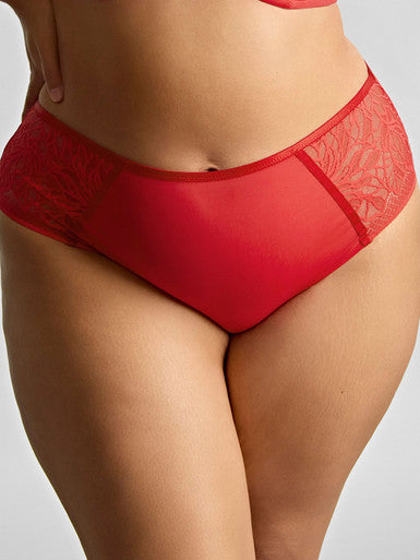 Sculptresse by Panache Sophia Deep Brief - Red Bra Fittings by Court