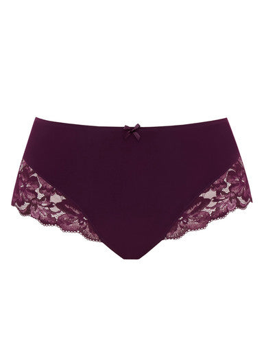 Sculptresse by Panache Amara Deep Brief - Plum Bra Fittings by Court 10 US / 14 UK (L) PLUM