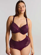 Sculptresse by Panache Amara Deep Brief - Plum Bra Fittings by Court