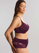 Sculptresse by Panache Amara Deep Brief - Plum Bra Fittings by Court