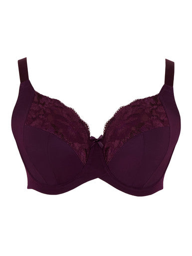 Sculptresse by Panache Amara - Plum Bra Fittings by Court 40G US / 40F UK PLUM