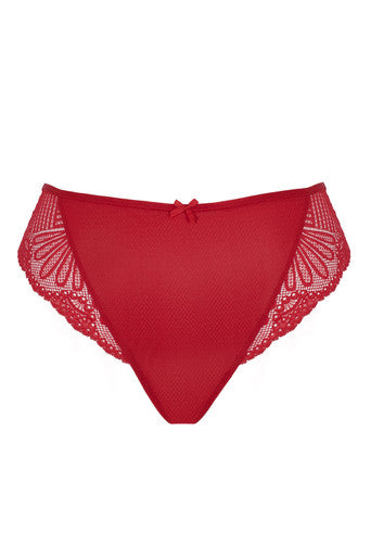 Sculptresse by Panache Entice Brazilian Brief Bra Fittings by Court 8 US / 12 UK (M) RED
