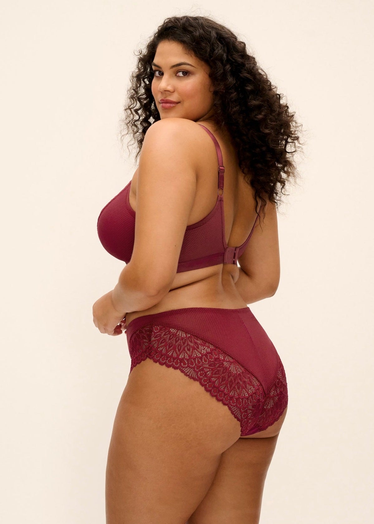 Elomi Tiernie Brief - Tibetan Red Thong Elomi