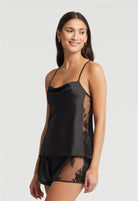 Rya Darling Cami & Tap Short - Black Bra Fittings by Court