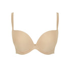 Panache Faith Moulded Plunge Bra Molded Cup Bra Fittings by Court 28DDD US / 28E UK LATTE