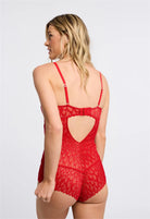 Montelle Lacy Bodysuit Sweet Red Bra Fittings by Court