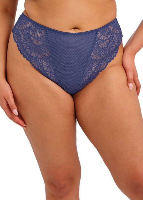 Elomi Tiernie High Waist Thong - Denim Thong Elomi