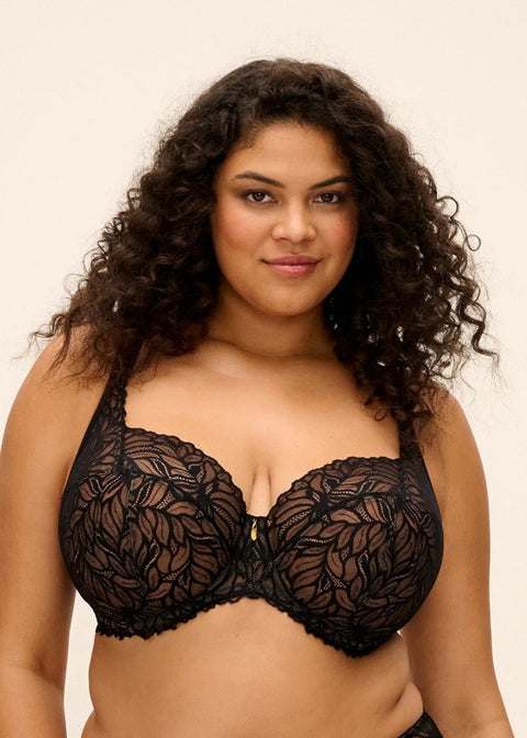 Elomi Carena Underwire Balconette Bra - Black Elomi