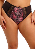 Elomi Morgan High Leg Brief - Dark Romance Bra Fittings by Court