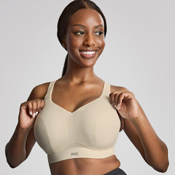 Panache Endurance Wired Sports Bra - Chalk Bra Fittings by Court