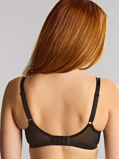 Panache Clara Balcony Bra - Black/Vintage Gold Cut & Sewn Panache