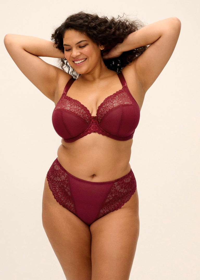 Elomi Tiernie Brief - Tibetan Red Thong Elomi