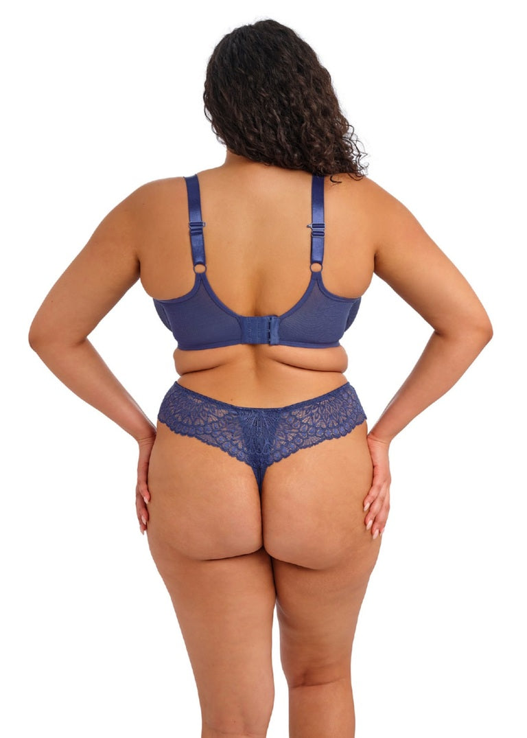 Elomi Tiernie High Waist Thong - Denim Thong Elomi