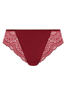 Elomi Tiernie High Waist Thong - Tibetan Red Thong Elomi 8 US / 12 UK (M) TIBETAN RED