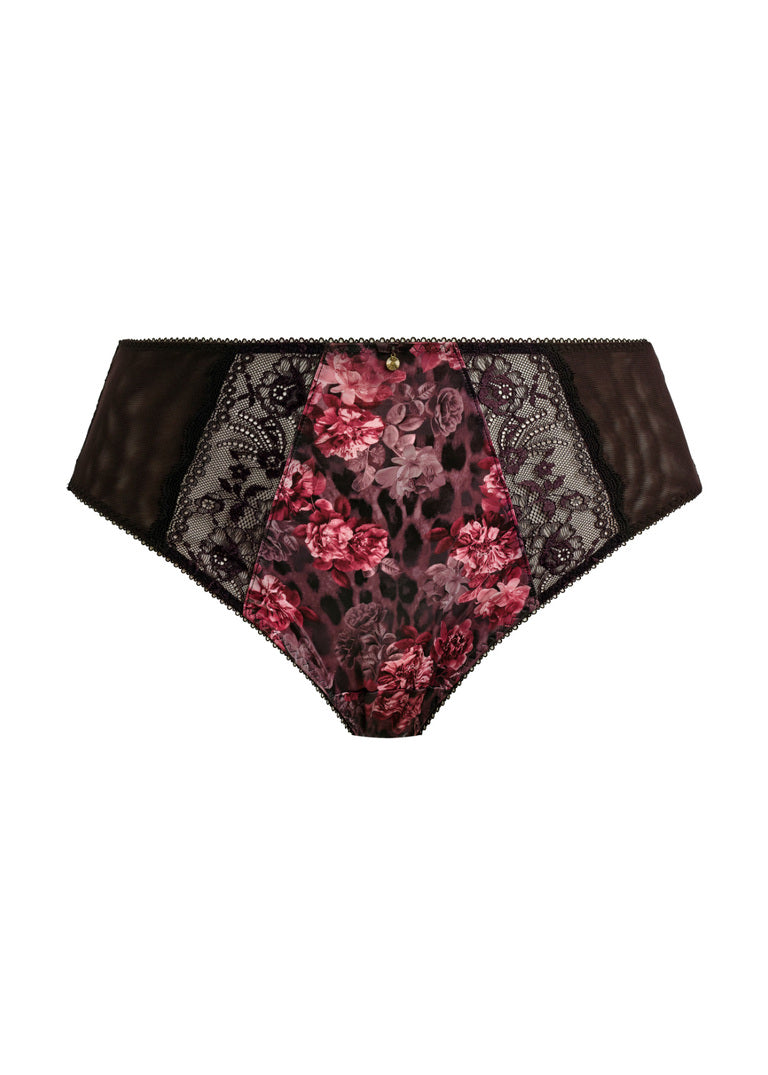 Elomi Morgan High Leg Brief - Dark Romance Bra Fittings by Court 8 US / 12 UK (M) DARK ROMANCE