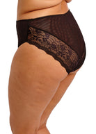 Elomi Morgan High Leg Brief - Dark Romance Bra Fittings by Court