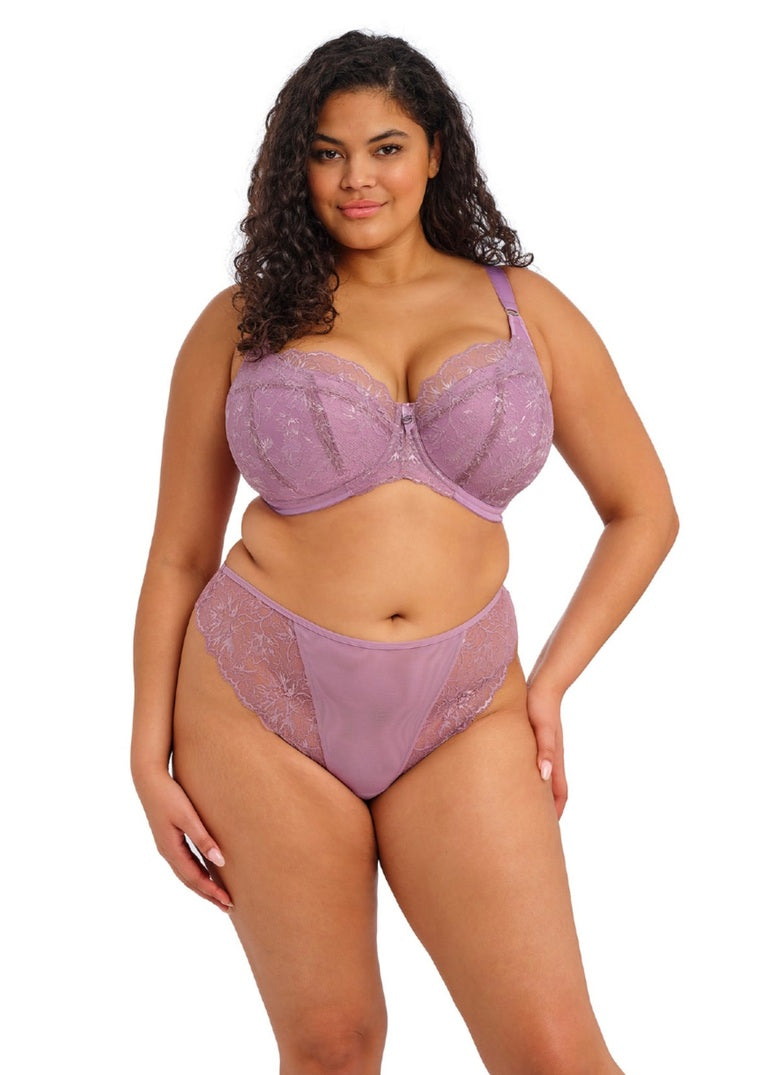 Elomi Brianna Padded Half Cup Bra-Heather Elomi