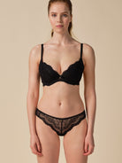 Gossard Superboost Lace Thong - Black Bra Fittings by Court 6 US / 10 UK (S) BLACK