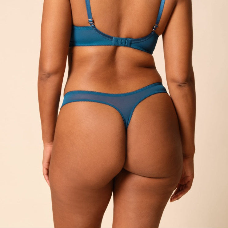 Gossard Superboost Lace Thong - Deep Teal Bra Fittings by Court