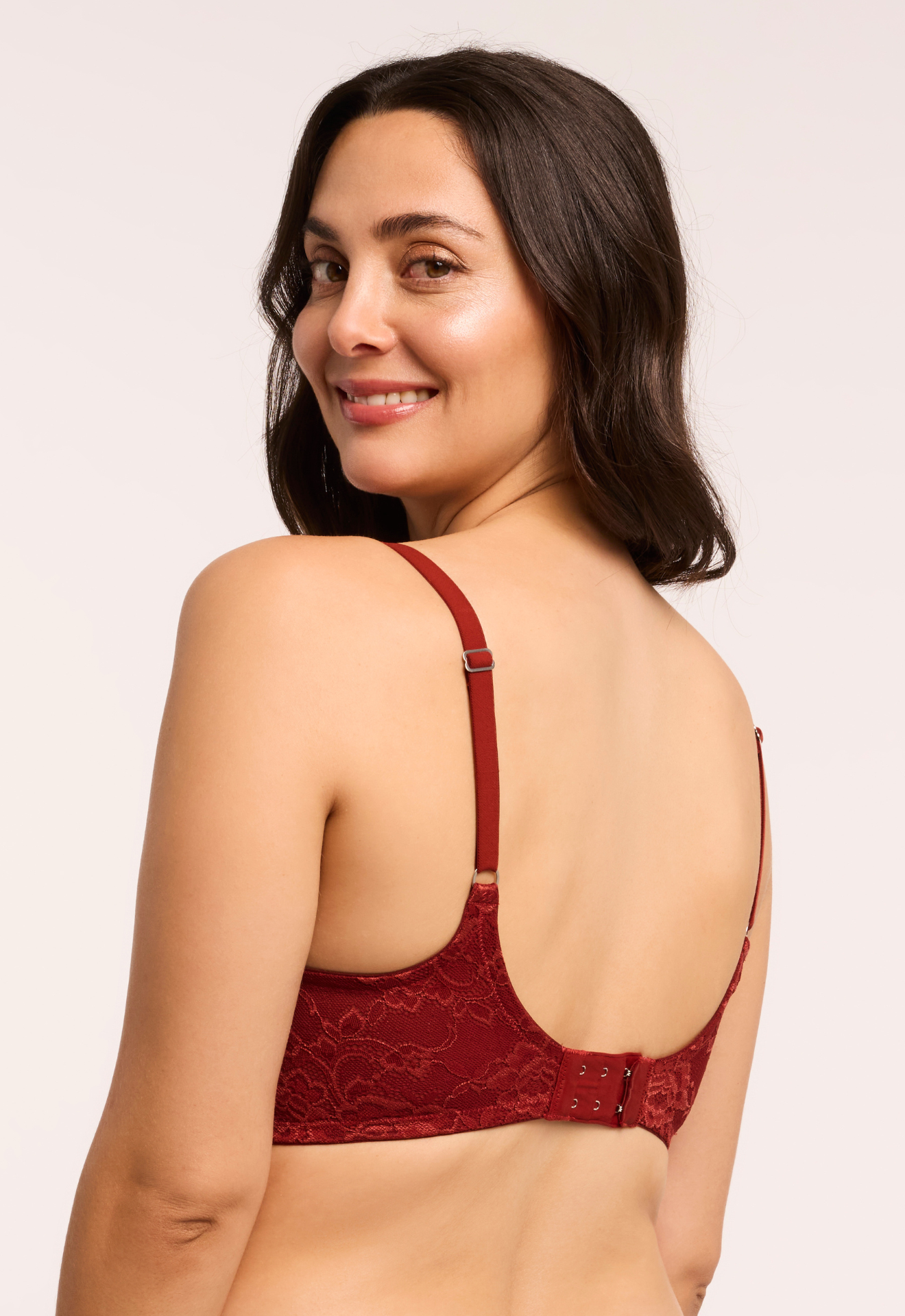 Montelle Muse Full Cup Lace Bra - Chili Montelle
