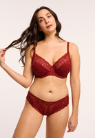Montelle Muse Full Cup Lace Bra - Chili Bra Fittings by Court