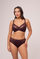 Montelle Muse Full Cup Lace Bra Fashion Color - Fudge Montelle
