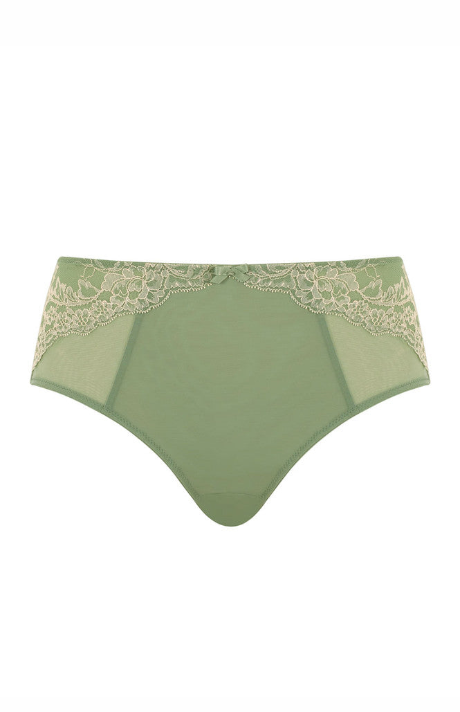 Panache Ana Deep Brief Fashion Color - Sage and Sand Bra Fittings by Court 6 US / 10 UK (S) SAGE / SAND