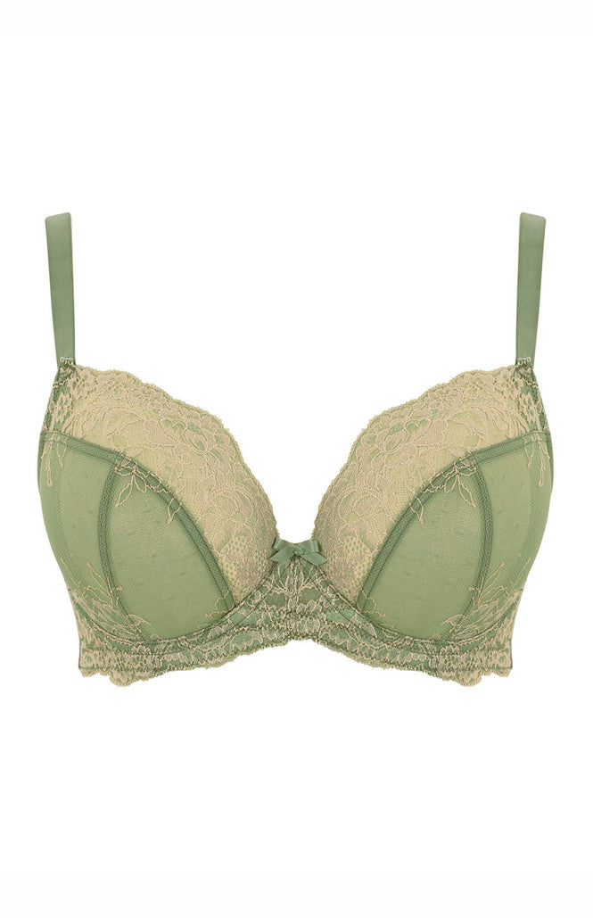 Panache Ana Plunge Bra - Sage and Sand *Final Sale Panache 32G US / 32F UK SAGE / SAND